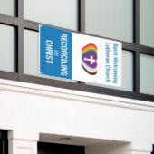 屋外RIC "教会"バナー（縦） 横断幕 (ビルの外側)