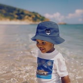 屋形船で花火をする猫たち ベビーTシャツ