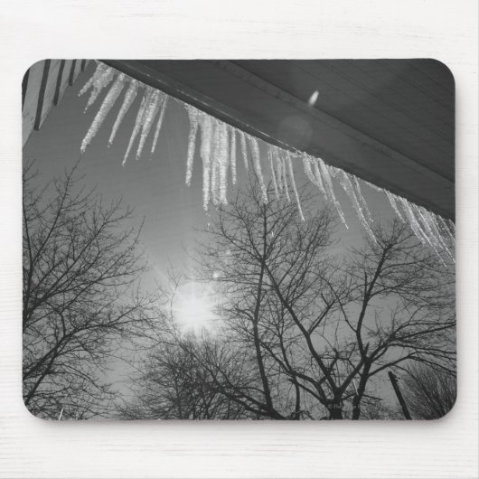 屋根および太陽のつらら マウスパッド (正面)