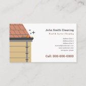 屋根と樋のクリーニング 名刺 (正面)