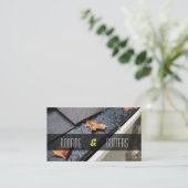 屋根と樋の名刺 名刺 (スタンド正面)