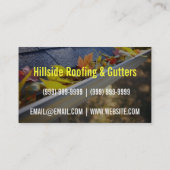 屋根と樋の名刺 名刺 (裏面)