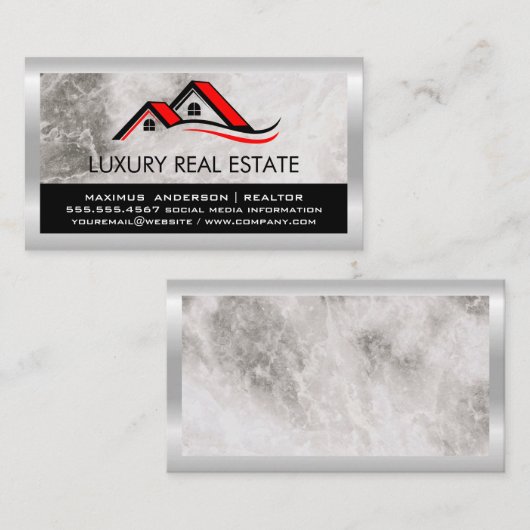 屋根のトップロゴ 名刺 (正面/裏面)