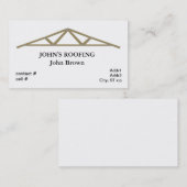 屋根のトラス 名刺 (正面/裏面)