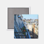 屋根の上からパリフランス通り マグネット (正面/裏面)