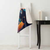 屋根の上に座っているカップル シェルパブランケット (インサイチュ)