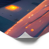 屋根の上に座っているカップル ポスター (角)