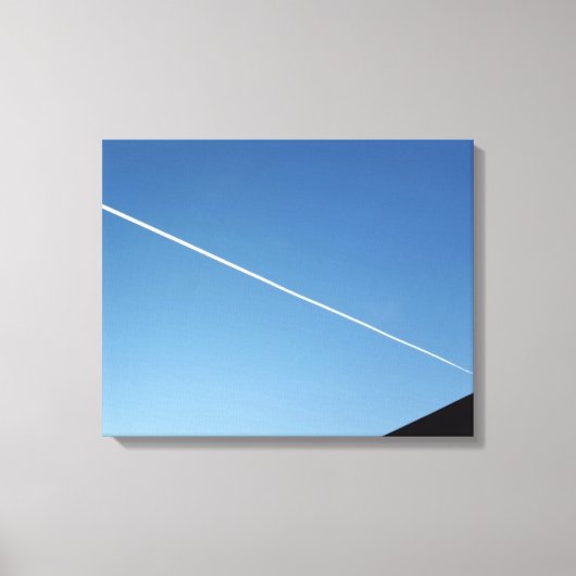 屋根の上に キャンバスプリント (正面)