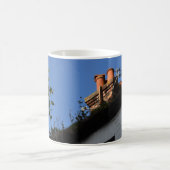 屋根の上のひまわり。 コーヒーマグカップ (中央)