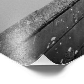 屋根の上の一羽の鳩 フォトプリント (角)