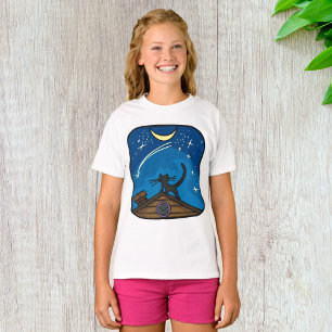 屋根の上の夜猫 Tシャツ