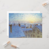 屋根の上の日の出（Eugene Jansson著） カード (正面/裏面インサイチュ)