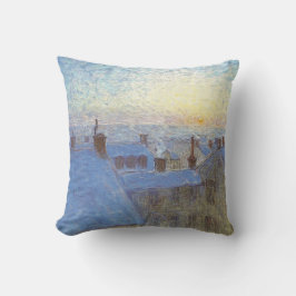 屋根の上の日の出（Eugene Jansson著） クッション