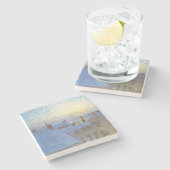 屋根の上の日の出（Eugene Jansson著） ストーンコースター (横)