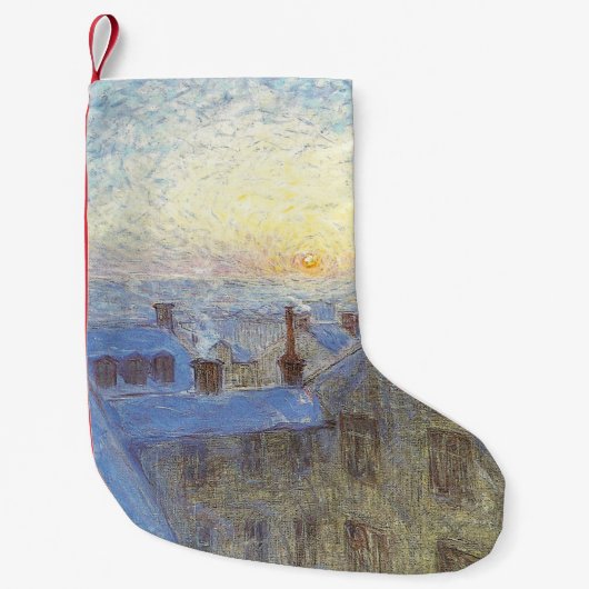 屋根の上の日の出（Eugene Jansson著） スモールクリスマスストッキング (正面)