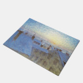 屋根の上の日の出（Eugene Jansson著） ドアマット (アングル)