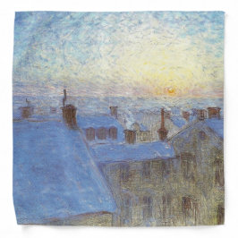 屋根の上の日の出（Eugene Jansson著） バンダナ