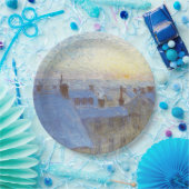 屋根の上の日の出（Eugene Jansson著） ペーパープレート (パーティー)