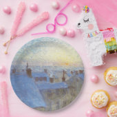 屋根の上の日の出（Eugene Jansson著） ペーパープレート (パーティー)