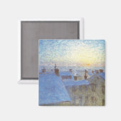 屋根の上の日の出（Eugene Jansson著） マグネット (正面/裏面)