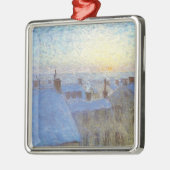 屋根の上の日の出（Eugene Jansson著） メタルオーナメント (左)