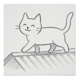 屋根の上の猫 ポスター