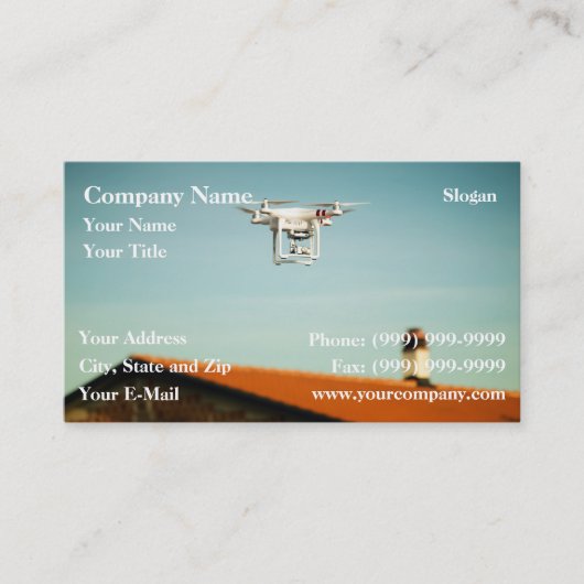 屋根の上のDron 名刺 (正面)