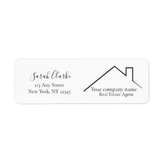 屋根の上部ラベル ラベル