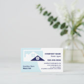 屋根の上,不動産仲介業者,不動産業者の名刺 名刺 (スタンド正面)