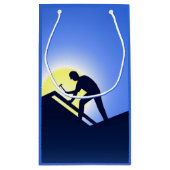 屋根の作業者 スモールペーパーバッグ (裏面)