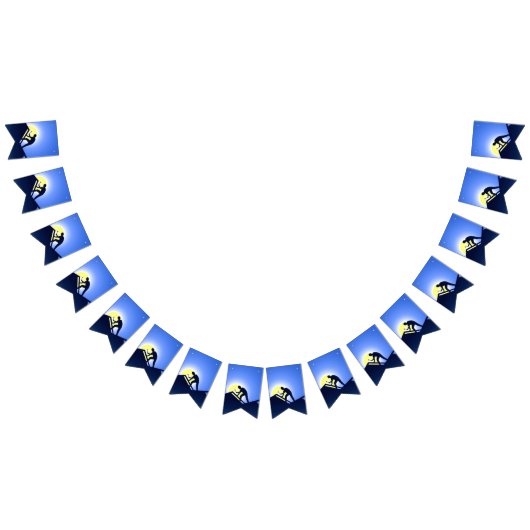 屋根の作業者 バンティングフラッグ (全)