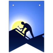 屋根の作業者 バンティングフラッグ (第2の旗)