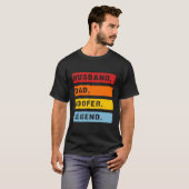 屋根の父の日大工の屋大工の屋根 Tシャツ (正面フル)