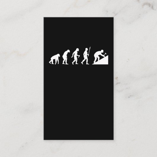 屋根の進化ハンマーと屋根工事 名刺 (正面)