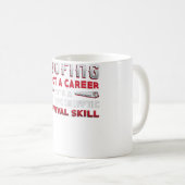 屋根はキャリアの生存スキルメンルーフフーではない コーヒーマグカップ (正面右)