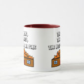 屋根は火マグにあります マグカップ (中央)