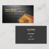 屋根ふきおよび下見張りの建築業者の名刺 名刺 (正面/裏面)