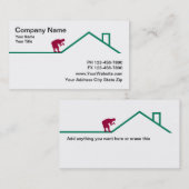 屋根ふきおよび建築 名刺 (正面/裏面)