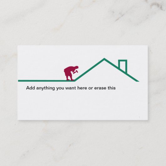 屋根ふきおよび建築 名刺 (裏面)