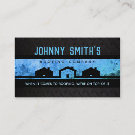 屋根ふきのスローガンの名刺 名刺