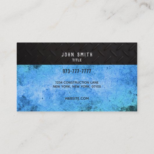 屋根ふきのスローガンの名刺 名刺 (裏面)