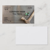 屋根ふきのフェルトのフェルトのネイル 名刺 (正面/裏面)