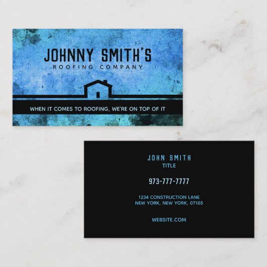 屋根ふきの名刺 名刺 (正面/裏面)