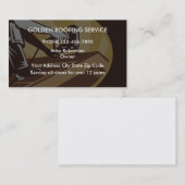 屋根ふき建築業者 名刺 (正面/裏面)