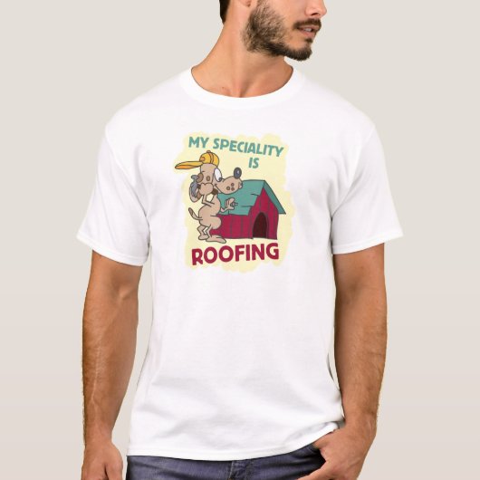 屋根ふき犬 Tシャツ (正面)
