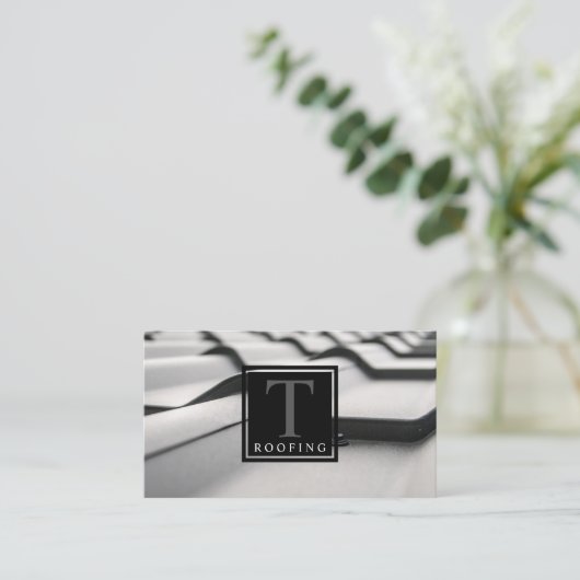 屋根ふきCo. 名刺 (スタンド正面)