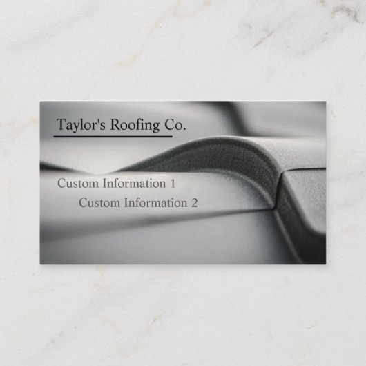 屋根ふきCo. 名刺 (裏面)