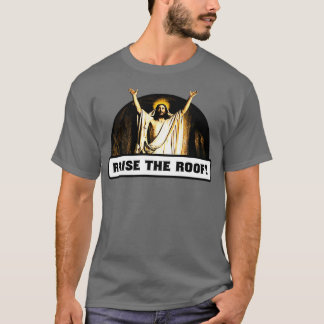 屋根を上げる Tシャツ