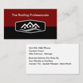 屋根クールモダンサービス名刺 名刺 (正面/裏面)