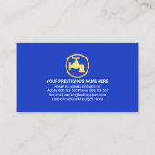 屋根スタイリッシュシンプル配管漏れ 名刺 (裏面)